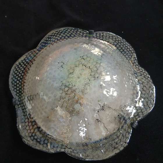 Image 1 of Prachtige grote plafond- of wandlamp van Muranoglas, Italië