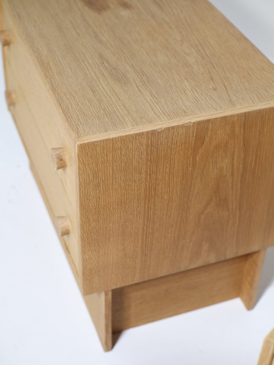 Image 1 of Ensemble de tables de chevet en chêne, style danois vintage années 1960