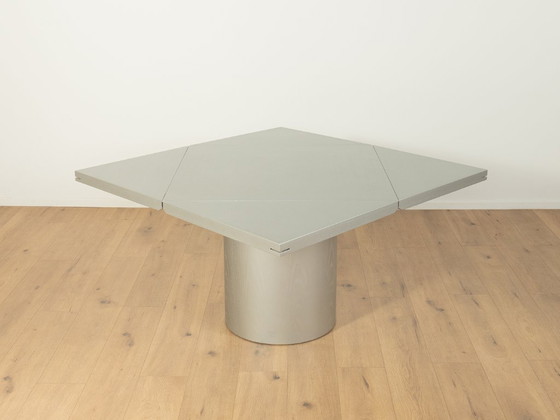 Quadrondo Dining Table, Erwin Nagel, Rosenthal, Silver – Wood (photo 6 of 17)