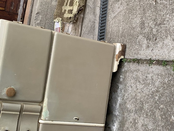 Credenza da cucina Art Déco a due pezzi – Armadi contenitori, Vetro, Art Deco (photo 7 of 10)