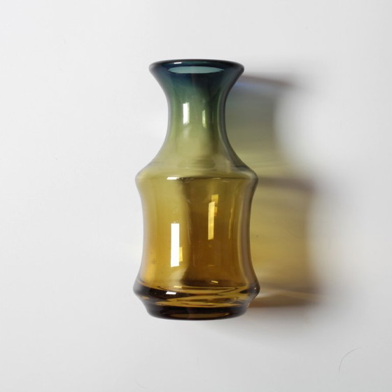 Image 1 of Vintage “Havana” Glass Gradient Vase by Per Lütken for Holmegaard / Denmark / 1970s
