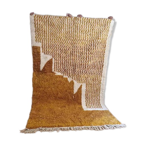 Handgewebter marokkanischer Teppich - Kamel-Muster - Wolle - 250 x 160 cm