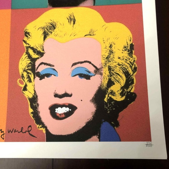 1990s After Andy Warhol "Marilyn Monroe" Lithograph – Lithographs & prints, Paper (photo 5 of 6)