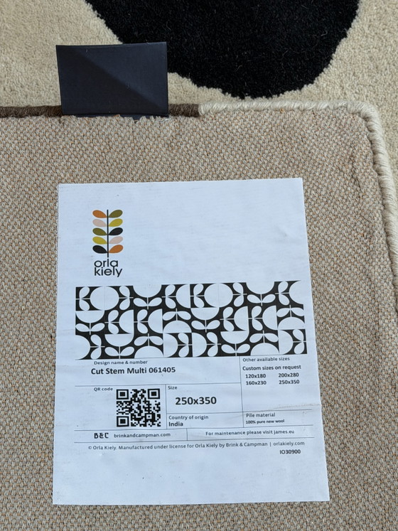 Image 1 of Tappeto Brink En Campman Orla Kiely Cut Multi Stem