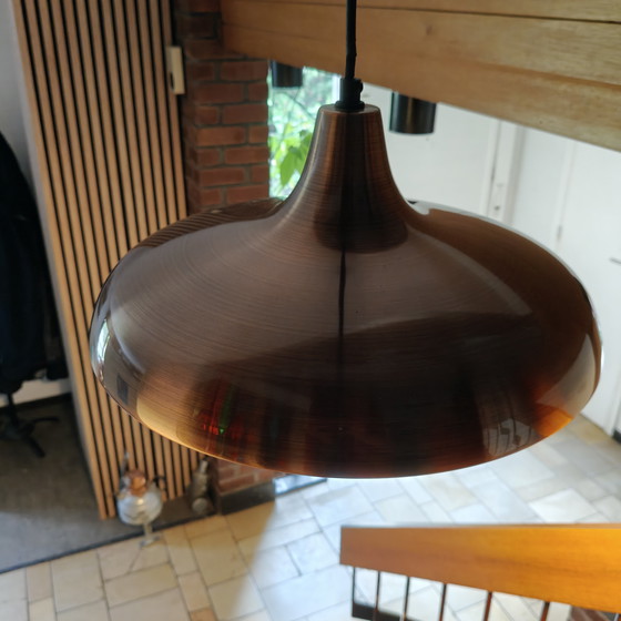 Image 1 of Philips hanglamp in mid-century stijl, geborsteld koper – 40 cm