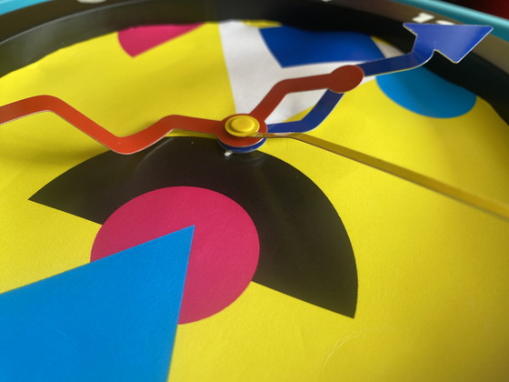 Image 1 of Wanduhr 22cm Memphis Stil 3D Optik Design