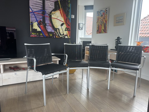 Bontempi 4 Daniele Monteni dining chairs