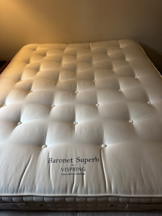 Image 1 of V-Spring Bed: Box spring 160-200 in Perfect Condition