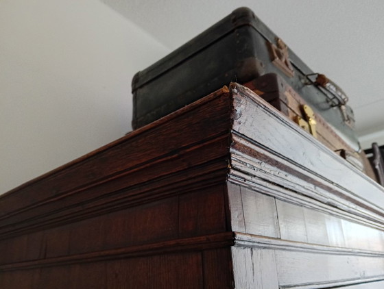 Armoire ancienne en chêne – Meubles de rangement, Wood, Brass (photo 14 of 20)