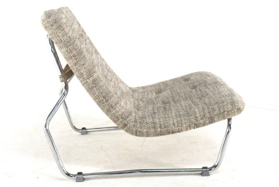 Image 1 of Vintage fauteuil 'Hierden' midcentury nieuwe gestoffeerd