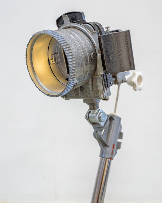 Image 1 of The Meopta Masterpiece – Upcycled Floor Lamp From Vintage Photo Enlarger