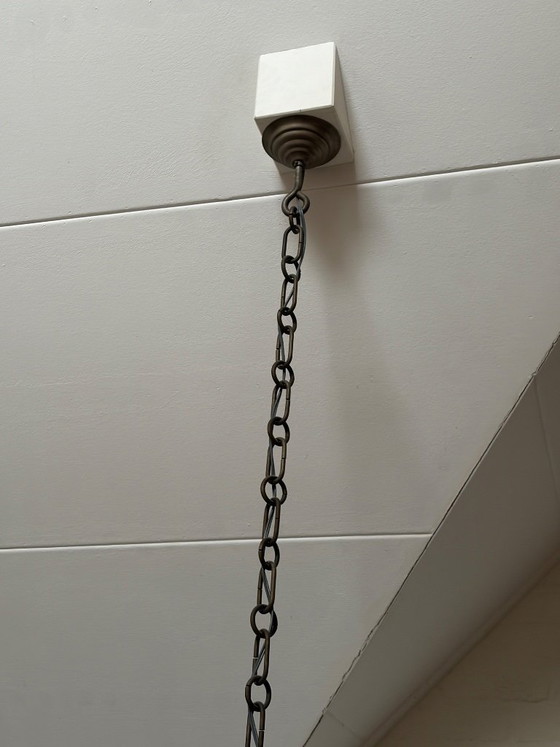 Image 1 of Grote kroonluchter, vertint brons