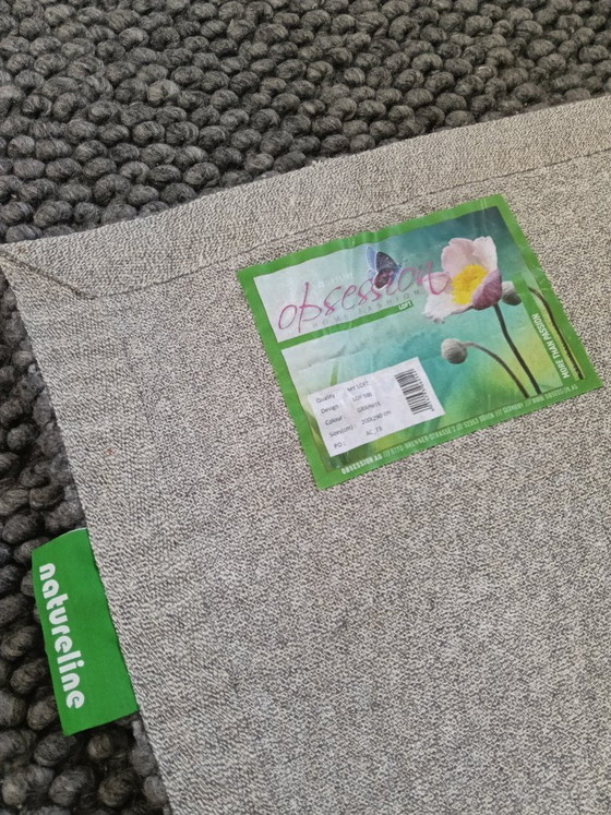 Natureline Grauer Wollteppich 290x200 cm – Obssesion Natureline, Teppiche & Läufer, Wool (photo 5 of 5)