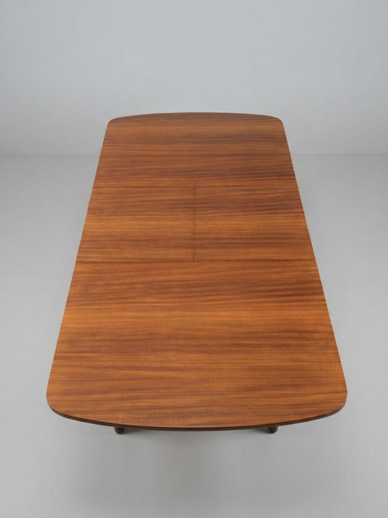 Vintage Extendable Dining Table 1960s – Scandinavian – Butterfly Leaf – Wood (photo 3 of 7)