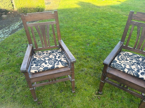 Image 1 of Conjunto de 2 sillones Art Déco - Art Nuevo