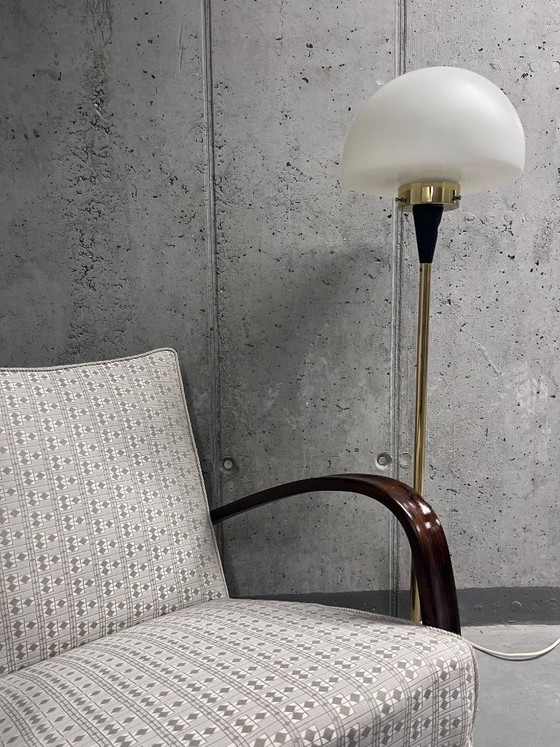 Image 1 of Pair of Halabala H269 Armchairs – Jindřich Halabala Art Deco Czech Lounge Chair