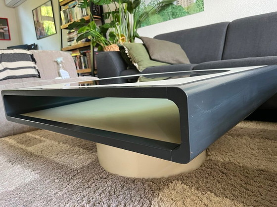 Space Age Design Couchtisch – Couchtische, Glass, Plastic (photo 5 of 7)