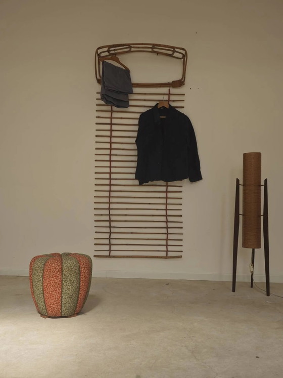 Appendiabiti a parete in rattan, Cecoslovacchia 1960 – Wicker, Vintage (photo 17 of 24)