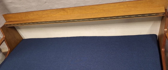 Image 1 of Canapé-lit convertible en teck danois avec compartiment de dossier, années 1960