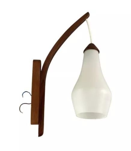 60s 70s lamp teak lamp wall lamp Uno & Östen Kristiansson luxury 60s