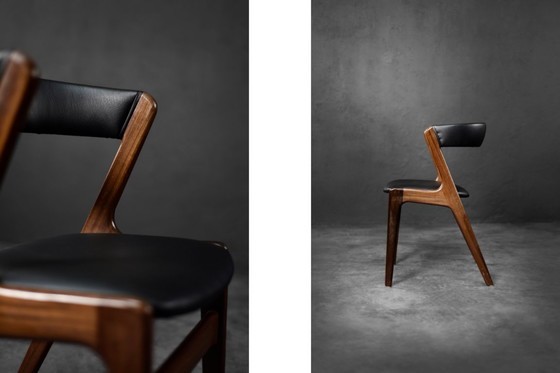 Image 1 of Vintage Mid-Century Danish Modern Teak Office Chair Model Fire by Kai Kristiansen