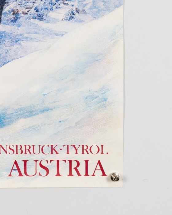 Olympia '76 Innsbruck – Original Vintage Olympic Poster by Helmut Leherb – Vintage – 74x52.5 cm – Paper (photo 7 of 8)