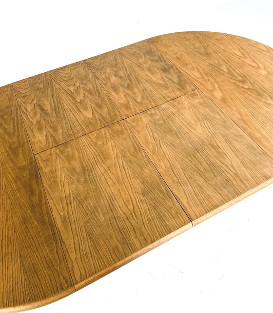 Image 1 of Vintage Extendable Oak Dining Table '60s