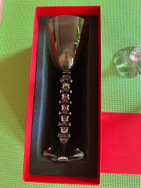 Image 1 of Weingläser Baccarat Vega 10 Gläser gelb rot lila grün jeweils mit Karton