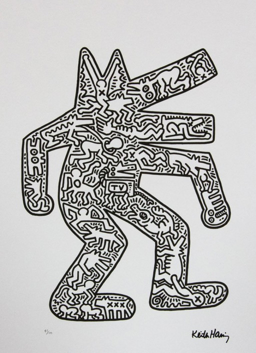 Keith Haring « Chien »