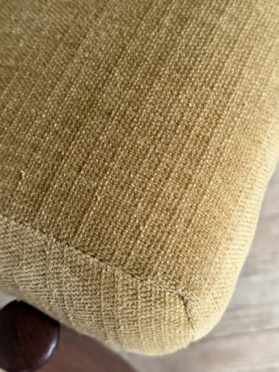 Panca scandinava vintage in velluto giallo – Divani 2 posti, Velvet, Scandinavian (photo 5 of 9)