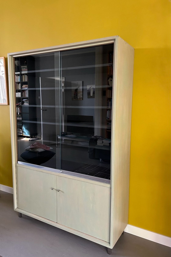 Vintage school cabinet – Storage cabinet, Wood (photo 3 of 5)
