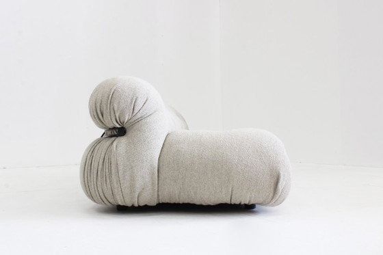 Image 1 of Soriana 3-seater sofa by Afra & Tobia Scarpa for Cassina Italy