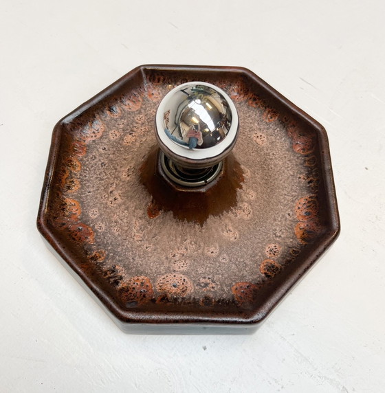 Image 1 of Ceramic Wall Lamp by Hustadt Leuchten, 1970's