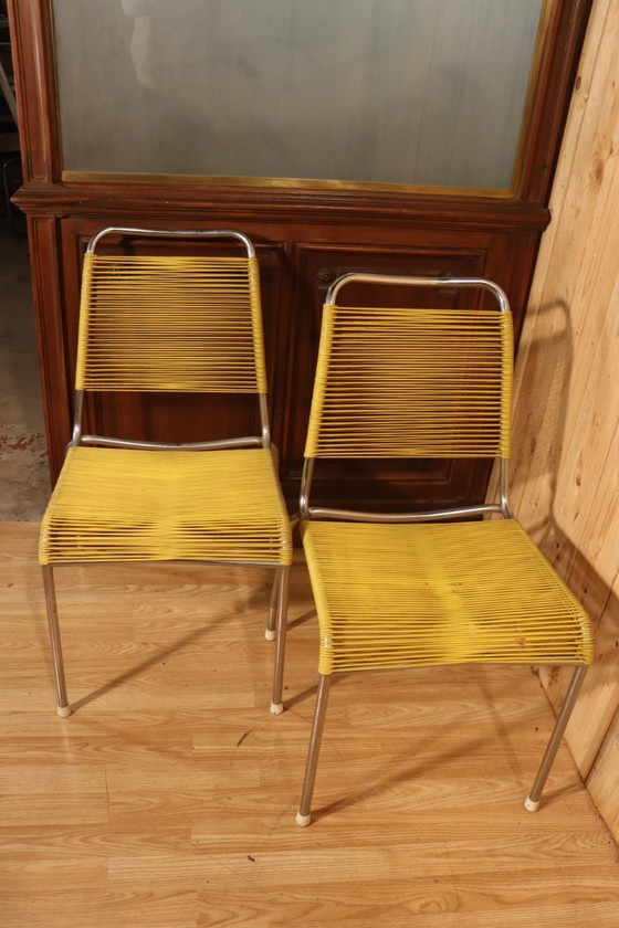 Image 1 of Paire de chaise vintage de jardin Altorfer 