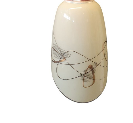 Image 1 of Paralume per lampada a sospensione in vetro vintage anni '60 