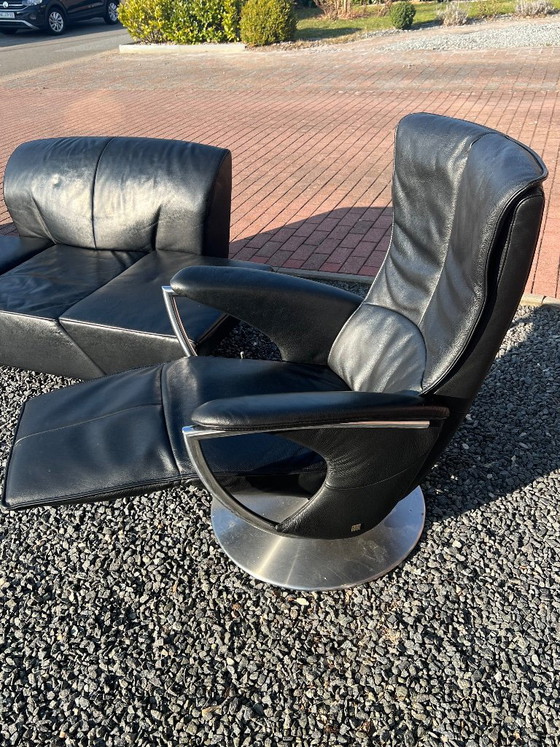 Ensemble de sièges design haut de gamme : canapé et fauteuil JORI Pacific + fauteuil inclinable FSM Mate – (photo 7 of 8)