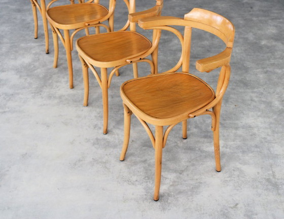 Image 1 of 4x vintage dining room chairs