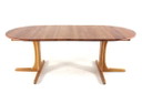 Vintage Round 2x Extendable Dining Table Danish