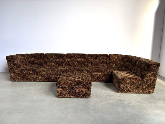 Divano modulare vintage di Laauser, anni '70 – Divani modulari, Textile, Velvet (photo 10 of 10)