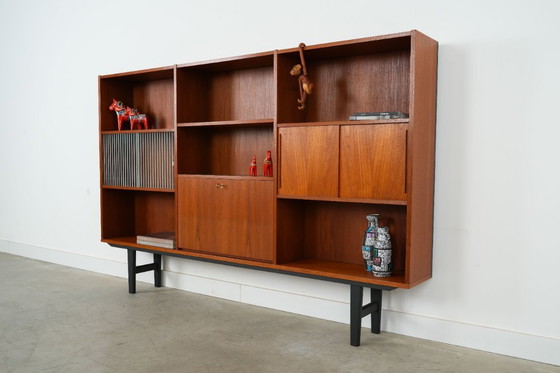 Image 1 of Teak bookcase, Danish design, 1970s, production: Denmark