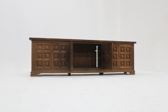Image 1 of Credenza brutalista spagnola d'epoca
