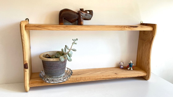 Vintage Raw Wood Shelf – Shelving unit (photo 12 of 20)