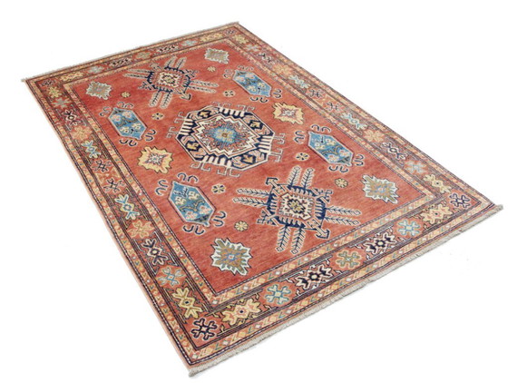 Image 1 of Alfombra Ziegler Kazak original anudada a mano, 185 x 122 cm, nueva y en excelente estado.