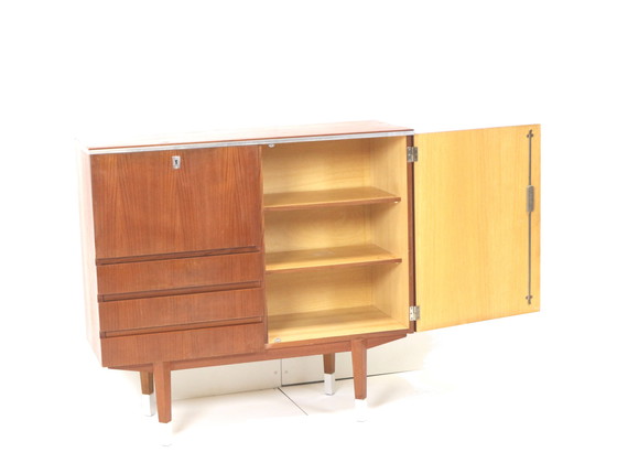 Image 1 of Credenza/mobile bar vintage in teak degli anni &#39;60