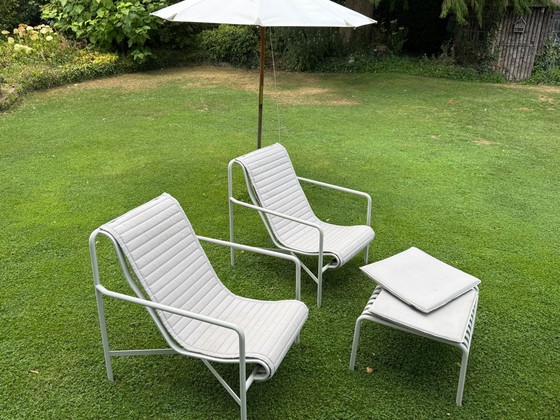 Set da giardino con salotto a palizzata Hay – Set da salotto, Metal (photo 7 of 8)