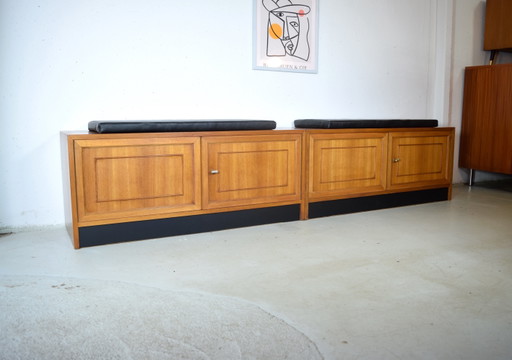 Mid Century Sideboard Modular Vintage Bench Kommode – dressoirs, Wood, Plastic (photo 2 of 8)
