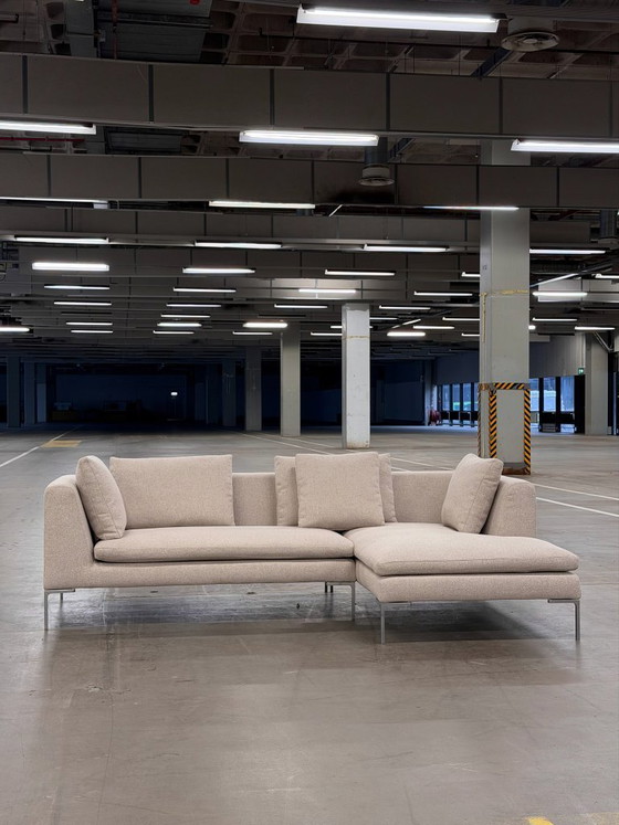 Image 1 of Sofá esquinero Charles de B&B Italia | Gris topo