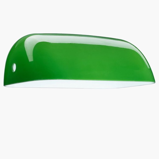 Abat-jour rétro vert pour lampe de banquier