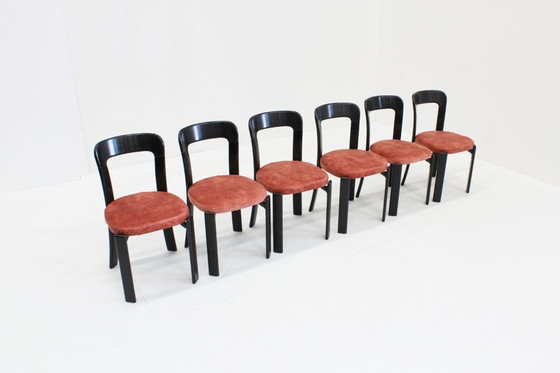 Image 1 of Vintage Bruno Rey dining chairs for Dietiker Switzerland 1970s, set of 6
