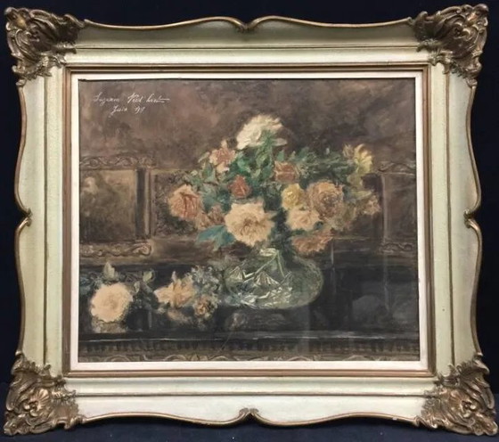 Painting “Still life with roses”. Watercolor. – Paintings & Drawings, Paper (photo 5 of 6)